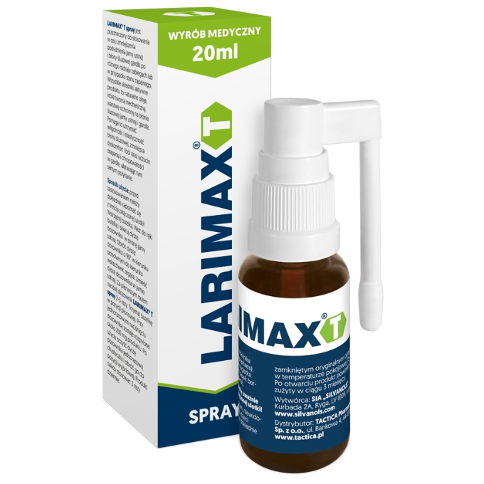 Larimax T Spray 20 ML against scratching and dryness in the throat 20ml