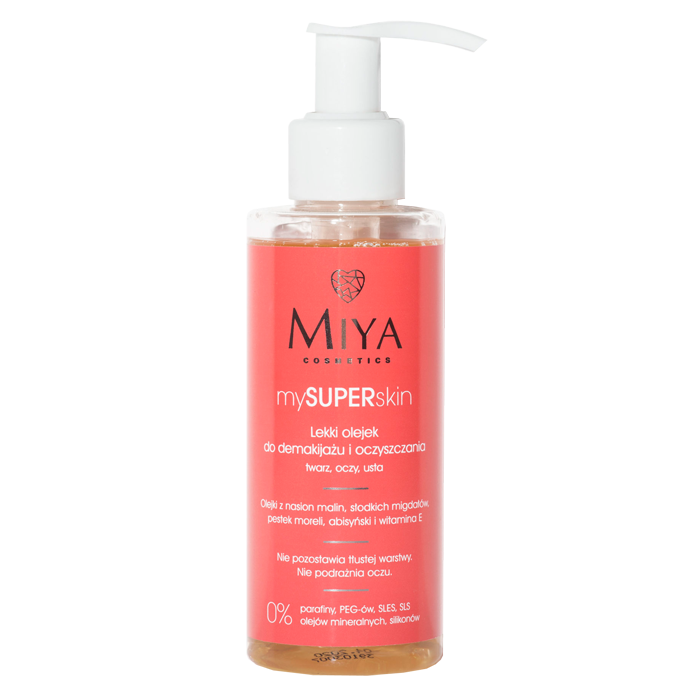 MIYA mySUPERskin Light Oil for Make-up Removal for All Skin Types 140ml