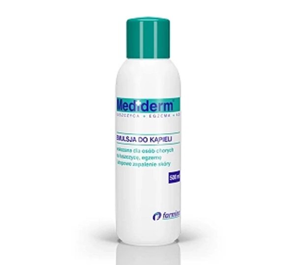 Mediderm Bath Bath Emulsion for Psoriasis Atopic Dermatitis 500ml