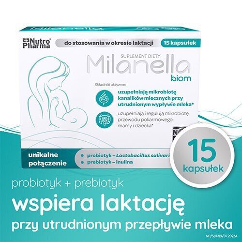 Milanella Biom for Use During Lactation 15 Capsules