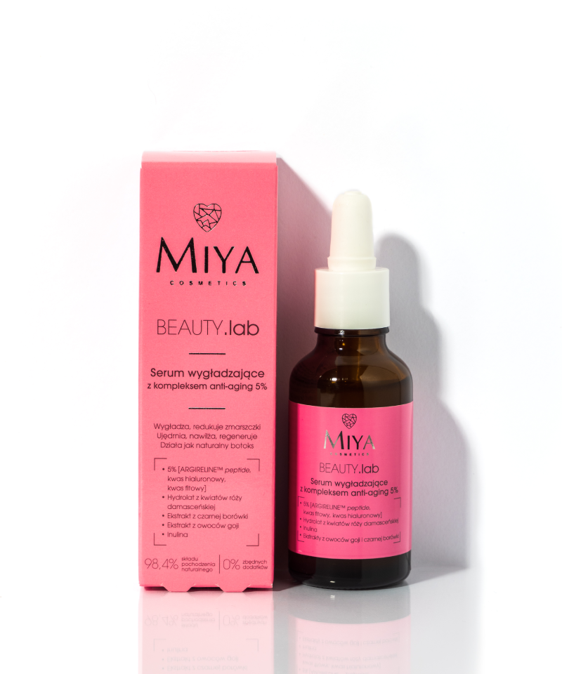 Miya Beauty Lab Smoothing Serum with Anti-Aging Complex 5% for All Skin Types 30ml