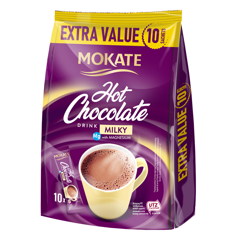 Mokate Hot Milk Chocolate with Magnesium and Aromatic Note 10x18g