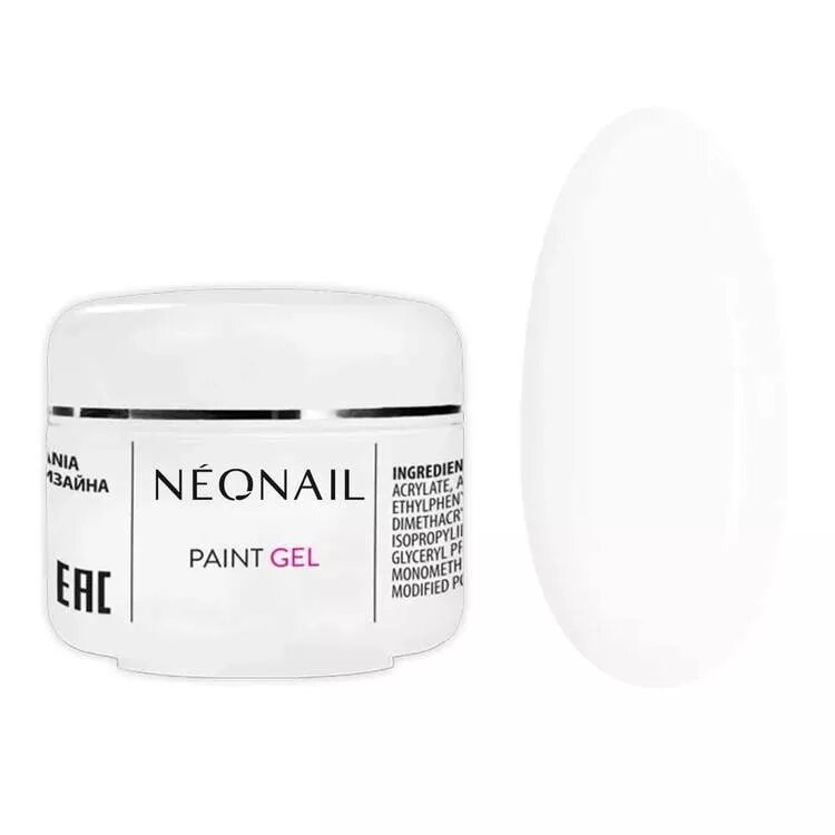 NeoNail UV/LED Paint Gel White Rose 5ml