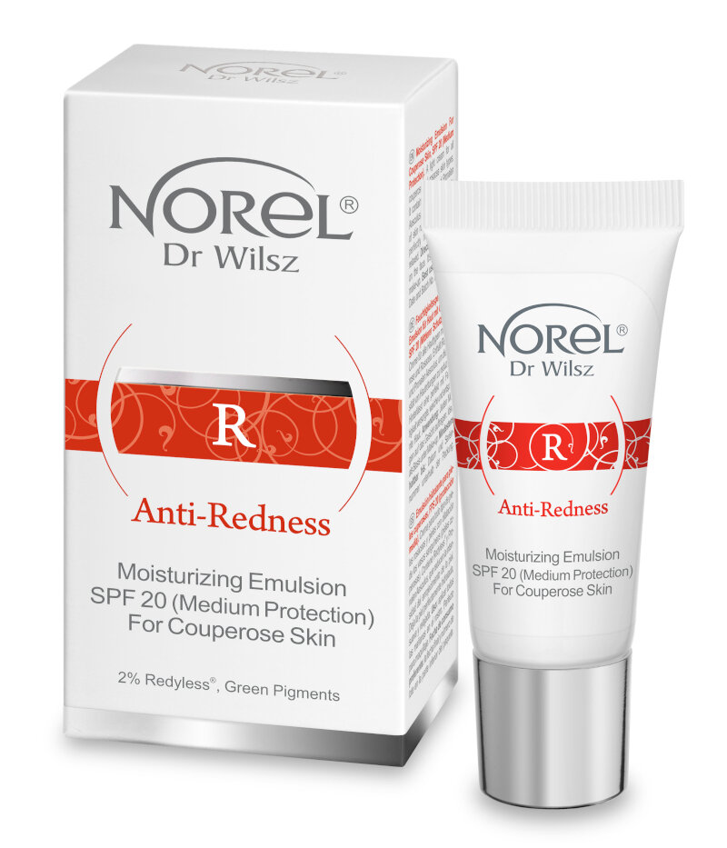 Norel Anti-Redness Moisturizing Emulsion for Capillary Skin SPF 20 15ml