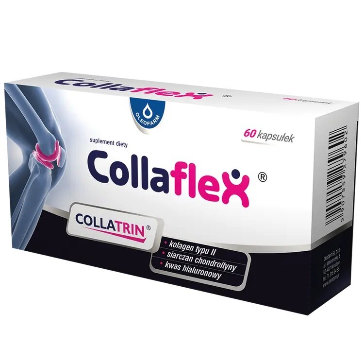 Oleofarm Collaflex Supports the Condition of Joints Supplements Collagen Deficiency 60 Capsules