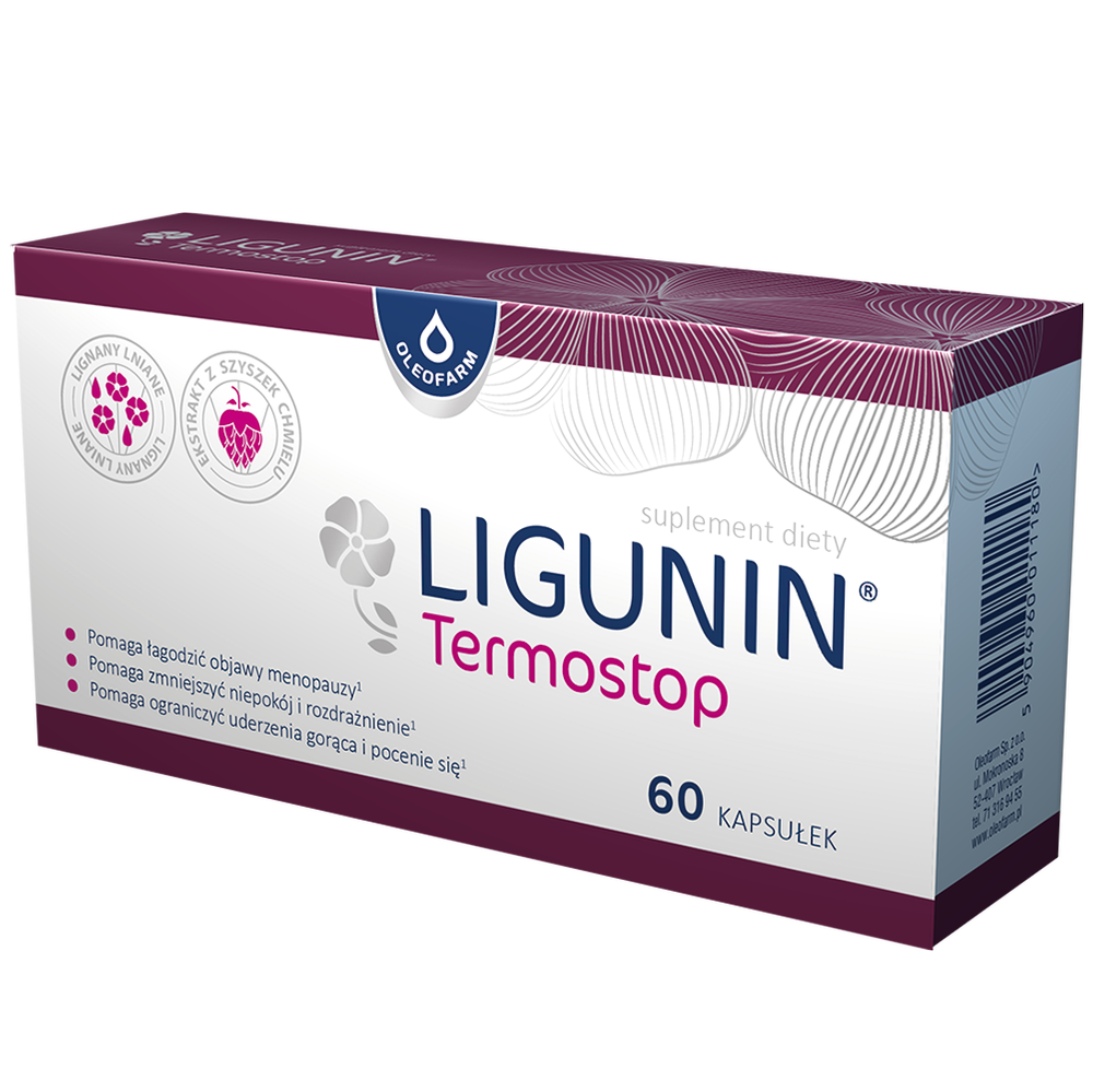 Oleofarm Ligunin TermoStop Relieve the Symptoms of Menopause 60 Capsules