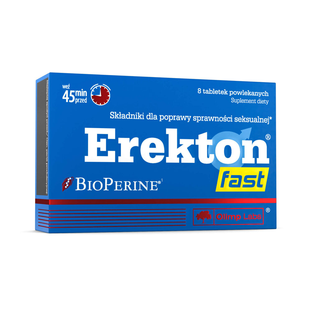 Olimp Erekton Fast for Improvement of Men's Sexual Performance 8 Tablets