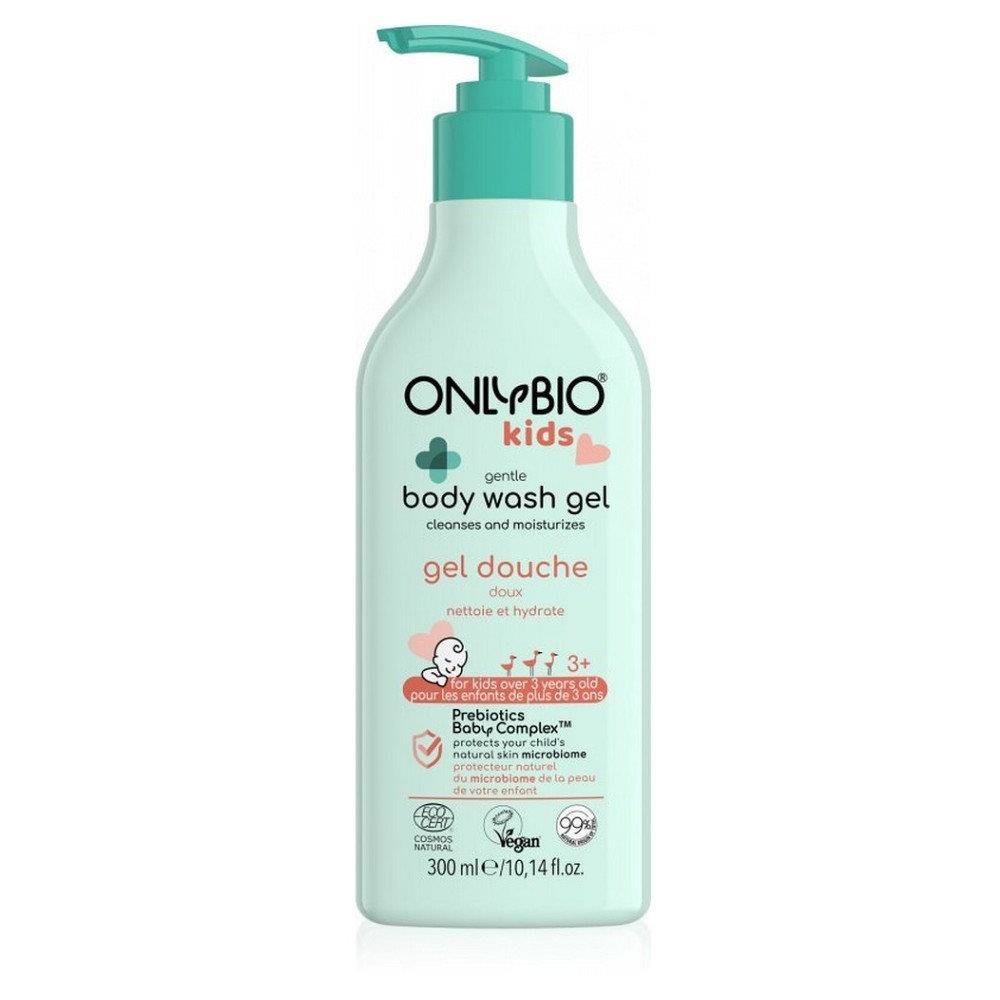 OnlyBio Baby Gentle Body Wash Gel for Children over 3 Years for Sensitive and Delicate Skin 300ml