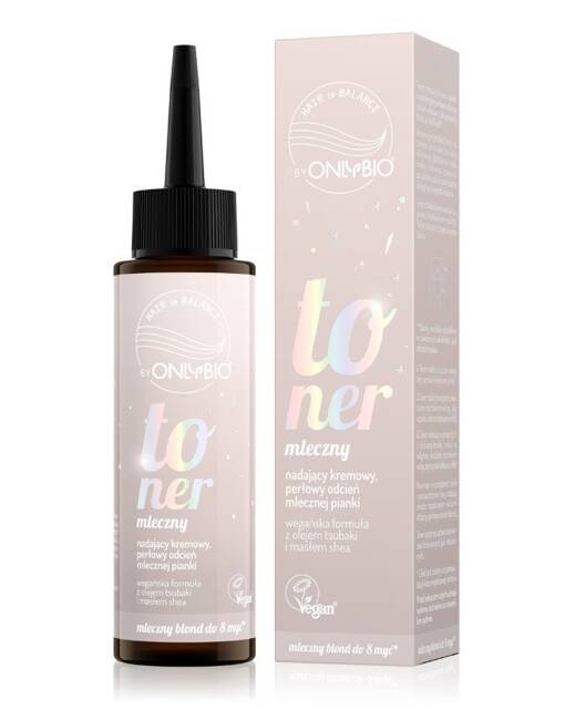 OnlyBio Hair in Balance Milk Toner for Hair Giving a Creamy Pearly Shade of Milk Foam 100ml