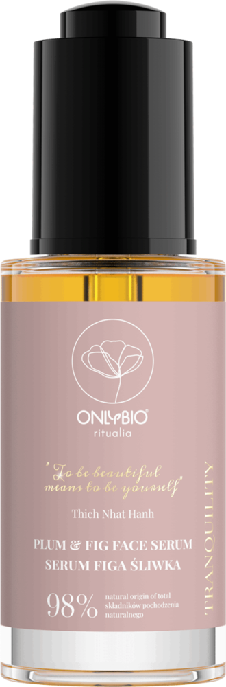 OnlyBio Ritualia Tranquility Rejuvenating Face Serum with Fig and Plum 30ml