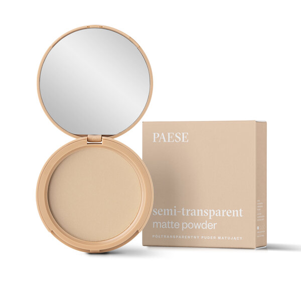 Paese Semi-Transparent Mattifying Powder for Oily Combination and Normal Skin No. 1A Warm Beige 9g