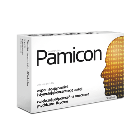 Pamicon Supports Memory and Concentration 30 Tablets