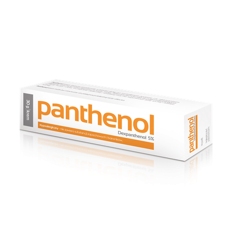Panthenol Cream Soothes the Skin After Sunbathing 30g