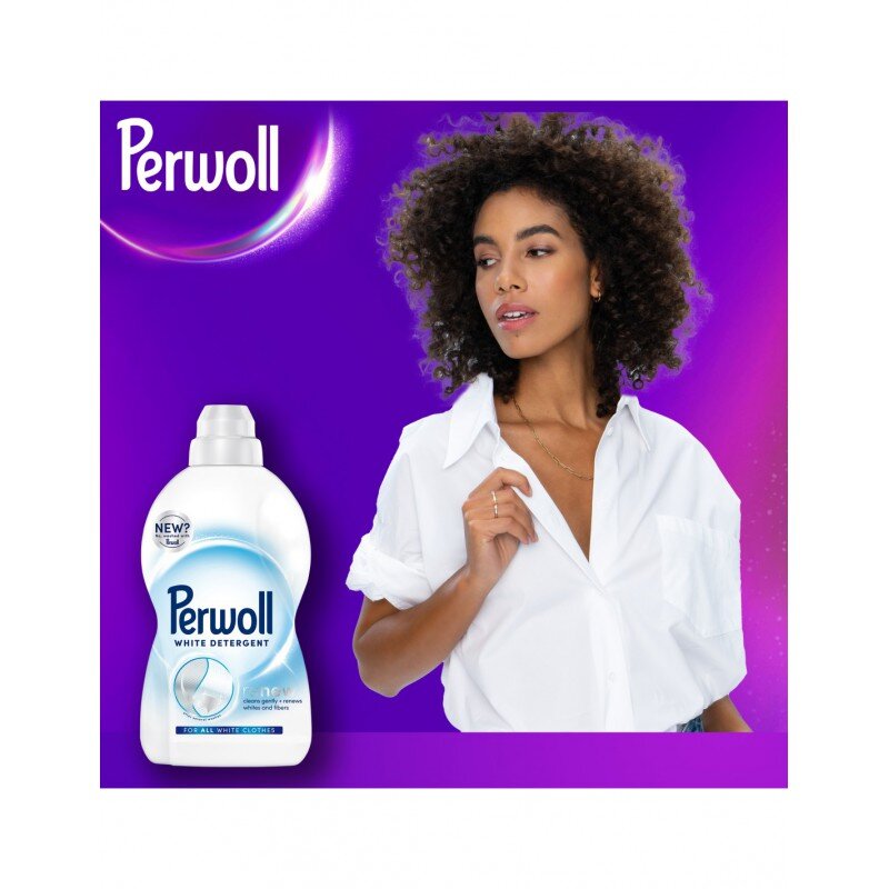 Perwoll Renew White Liquid for Washing White Fabrics 1000ml