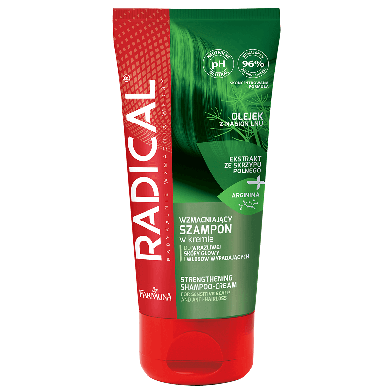 Radical Strengthening Shampoo in Cream for Sensitive Scalp and Hair Falling Out 200ml