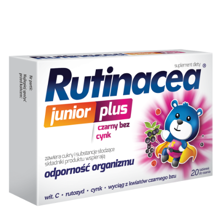 Rutinacea Junior Plus for over 3 Years Old Children Immune System Support 20 Lozenges