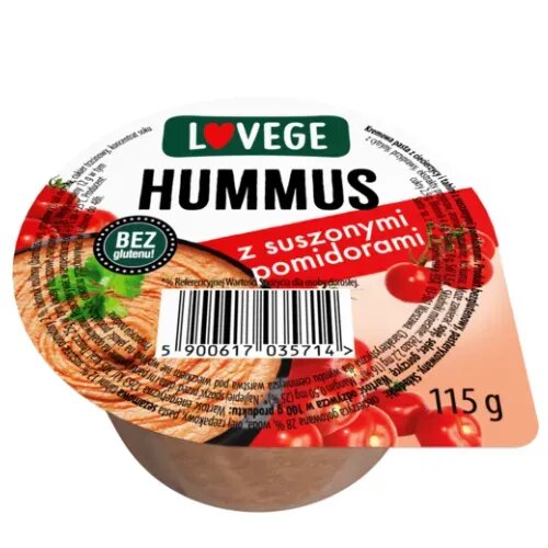 Sante Lovege Hummus with Dried Tomatoes 115g