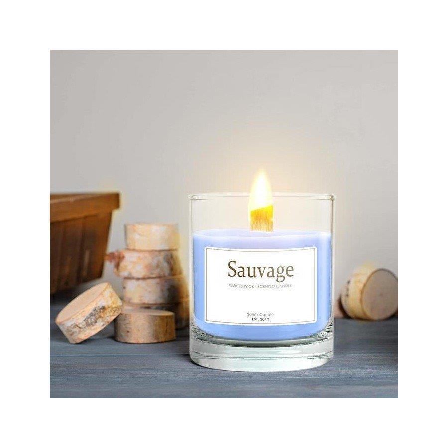 Sauvage Scented Soy Candle in Glass 1 Piece