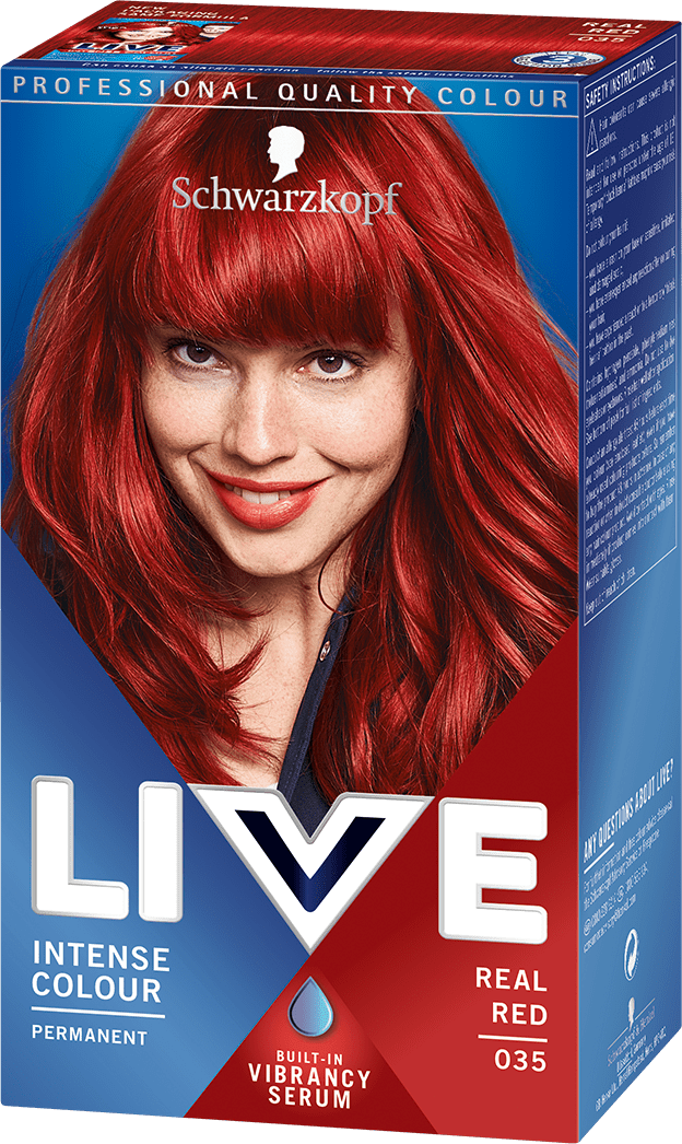 Schwarzkopf Live Intense Hair Colour Real Red 35
