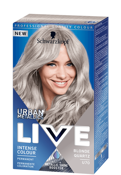 Schwarzkopf Live Urban Metallic Hair Colour Blonde Quartz U70