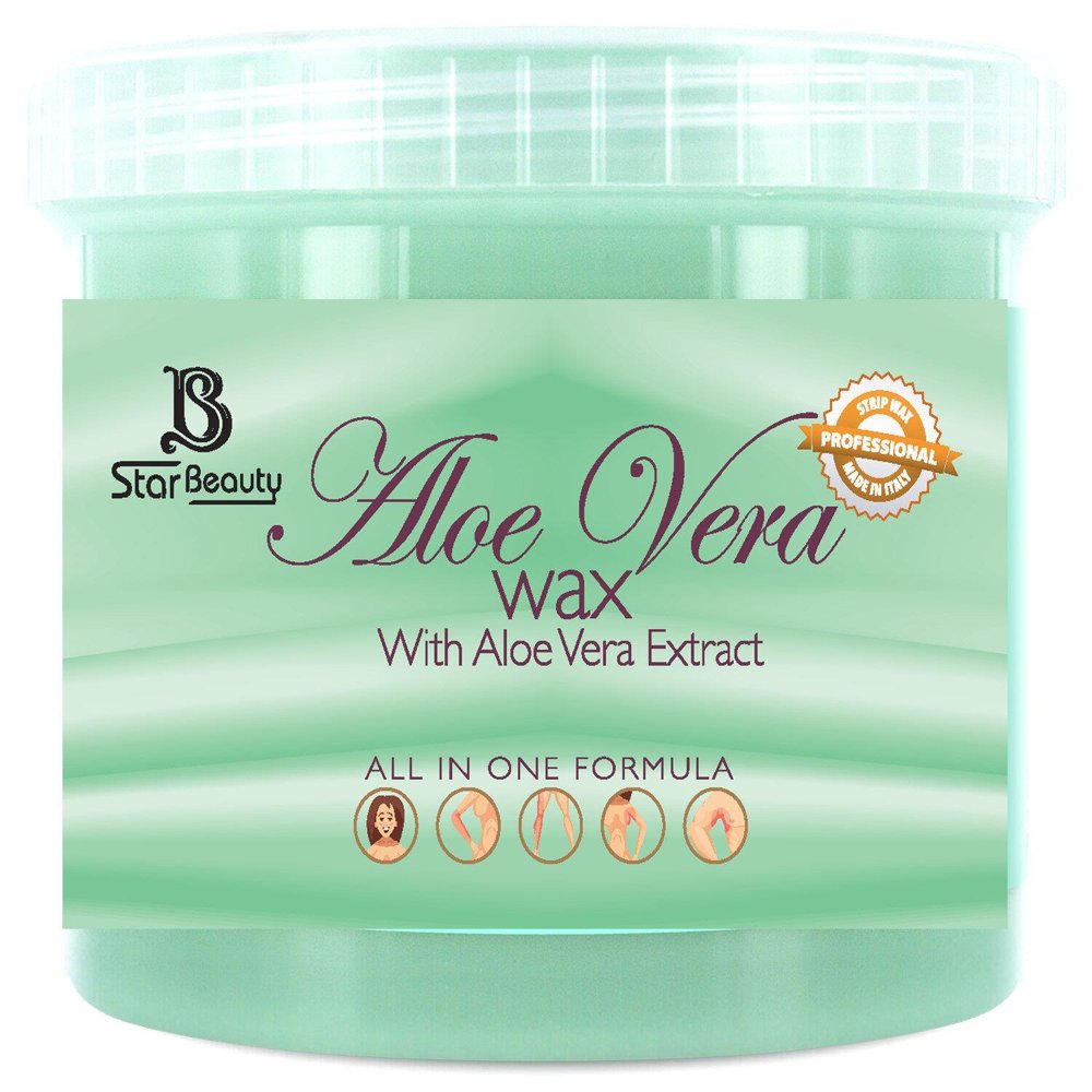 Star Beauty Professional Aloe Vera Wax for Body Depilation with Aloe Extract 450ml