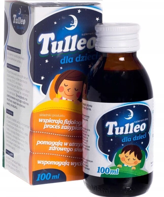 Tulleo Syrup for Children Helps to Fall Asleep Relieves Stress 100ml