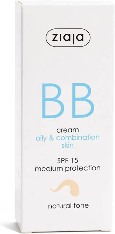 Ziaja BB Creamf for Imperfections Oily and Combination Skin Natural Tone SPF15 50ml