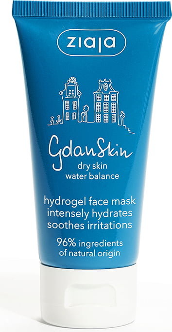 Ziaja GdanSkin Hydrogel Face and Body Mask Deeply Hydrating Dehydrated Dry Skin 50ml