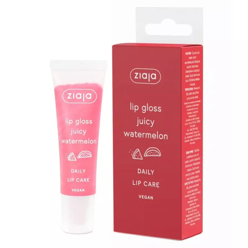 Ziaja Glossy Lip Lip Balm with Juicy Watermelon 12ml