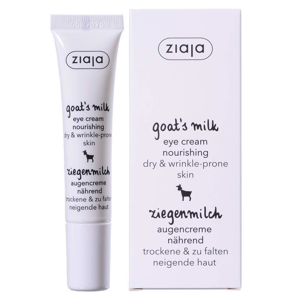 Ziaja Goat Milk Eye Cream Dry Skin Wrinkle Nourishing Moisturizing 15ml