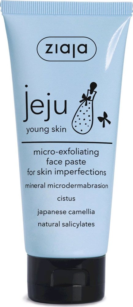 Ziaja Jeju Young Skin Paste with Black Dots against Blackheads for Oily and Problematic Skin 75ml