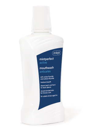 Ziaja Mintperfect Active Anticaries Dental Anti-Caries Mouthwash 500ml