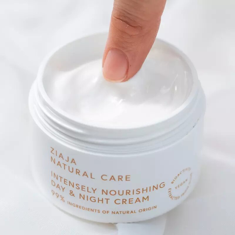 Ziaja Natural Care Intensively Nourishing Vegan Cream for All Skin Types Day and Night 50ml