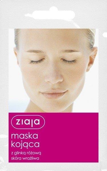 Ziaja Soothing Mask with Pink Clay for Sensitive Skin Vegan 7ml