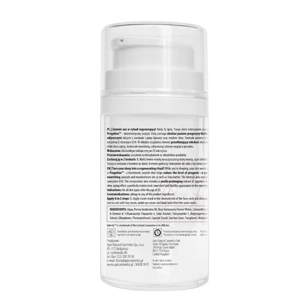 Apis Ageless Beauty Multi-tasking Cream-Mask with Progelin for Night 50ml