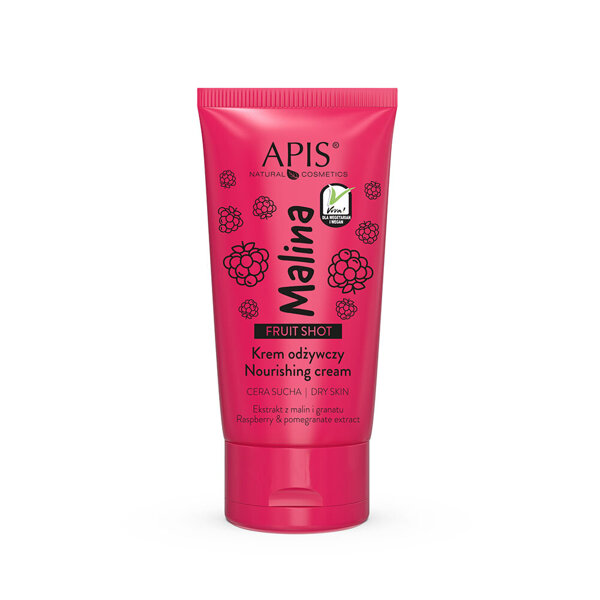 Apis Fruit Shot Nourishing Cream with Raspberry Extract for Dry, Dull Skin 50ml