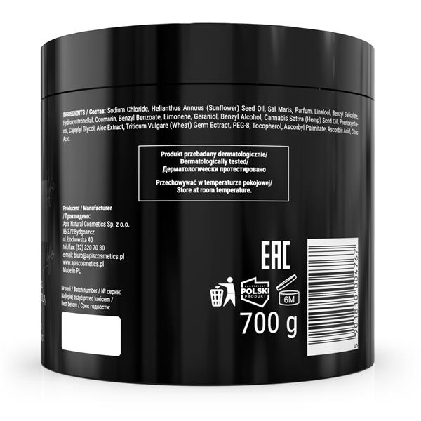 Apis Good Life Cleansing Body Hand Foot Scrub with Dead Sea Salt 700g