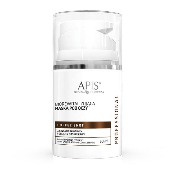 Apis Professional Coffee Shot Biorevitalizing Eye Mask With Caffeic Acid and Coffee Seed Oil 50ml