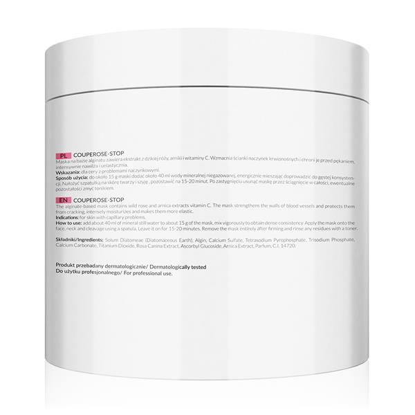 Apis Professional Couperose Stop Algae Mask with Wild Rose and Vitamin C for Capillary and Sensitive Skin 200g