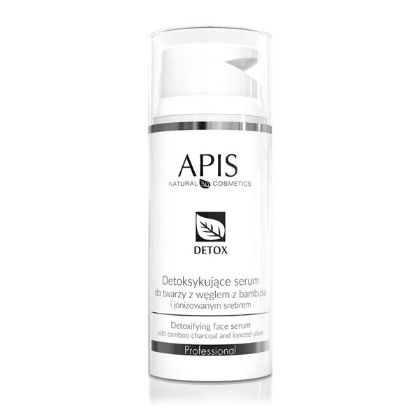 Apis Professional Detox Detoxifying Serum with Bamboo Charcoal and Joinized Silver for Oily and Combination Skin 100ml Best Before 24.04.25