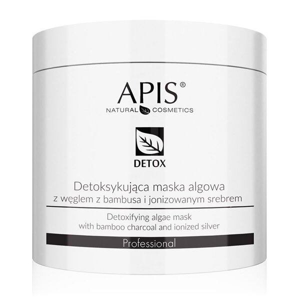 Apis Professional Detoxifying Algae Mask with Charcoal and Lonised Silver  200g