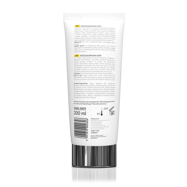 Apis Professional Discolouration Stop Brightening Mask for Skin with Discolorations 200ml