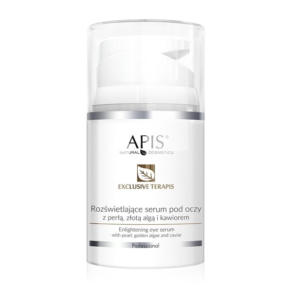 Apis Professional Illuminating Eye Serum with Pearl-Golden Algae and Caviar for Mature Skin 50ml