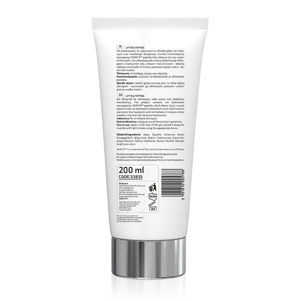 Apis Professional Lifting Peptide Lifting and Tightening Ultrasound Gel with SNAP-8™ Peptide for Mature Skin 200ml200ml