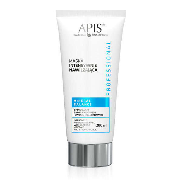 Apis Professional Mineral Balance Intensively Moisturizing Mask with Dead Sea Minerals and Hyaluronic Acid for All Skin Types 200ml