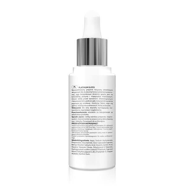 Apis Professional Platinum Gloss Active Rejuvenating Concentrate With Platinum And Copper Tripeptide 30ml