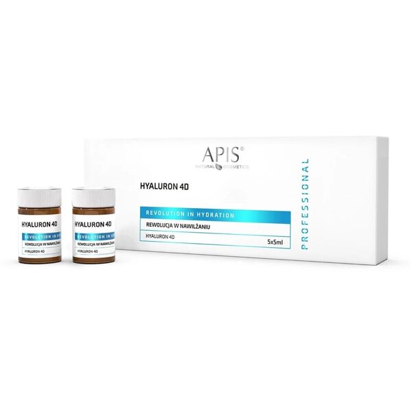 Apis Professional Revolution in Hyaluron 4D Hyaluron for Dry and Dehydrated Skin 5x5ml