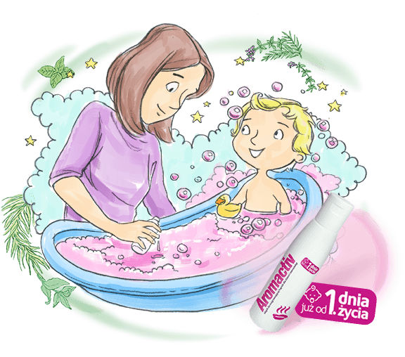 Aromactiv Oil for Children and Babies for a Warming Bath 125ml Best Before 30.09.24