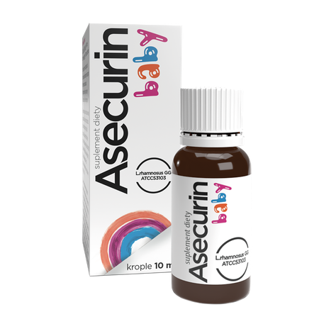 Asecurin Baby Drops for Replenishing Intestinal Microflora from 1st Day  10ml Best Before 30.09.24