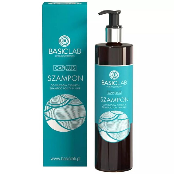 BasicLab Capillus Shampoo for Fine Hair without Volume 300ml